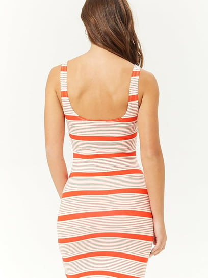 Forever 21 shop striped bodycon dress