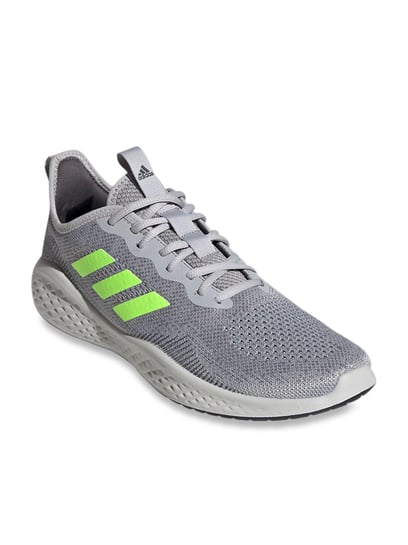 adidas fluidflow grey running shoes