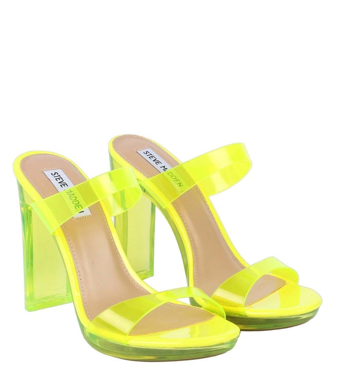 steve madden lime green shoes