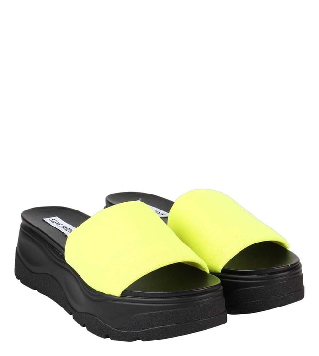 steve madden neon slides