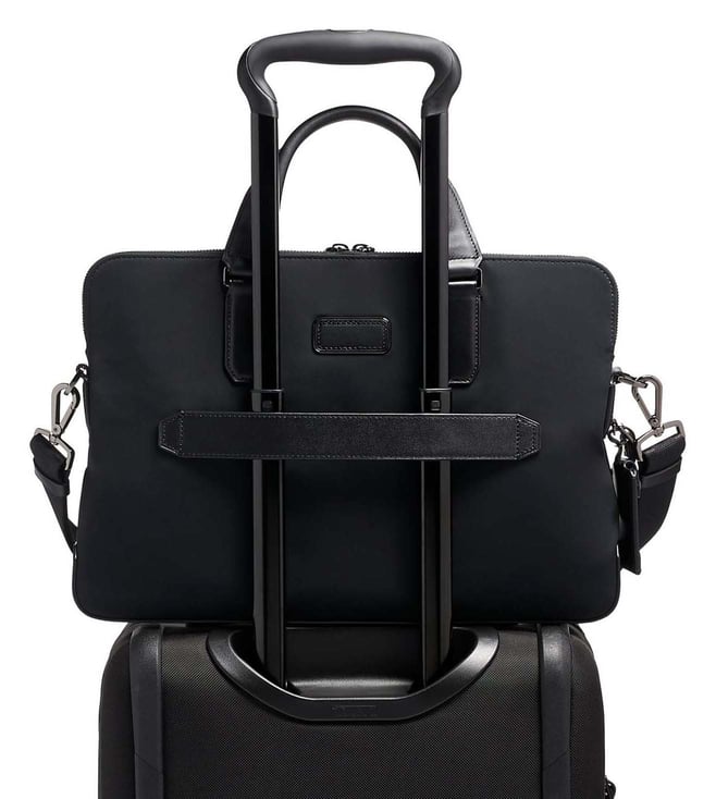 Buy Tumi Black Harrison Medium Laptop Bag Online @ Tata CLiQ Luxury