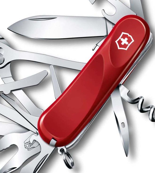 Buy Victorinox Red Evolution S557 Swiss Army Knife (8.5 cm) Online ...