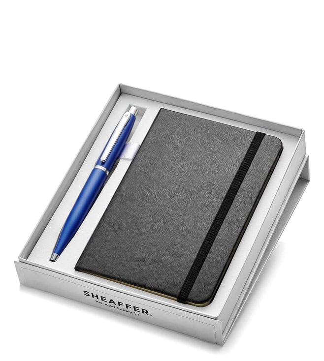 Sheaffer Set 9306 Gift 100 Ballpoint Pen – Brushed Chrome With  Nickel-Plating And Business Card Holder - The Gift Academy