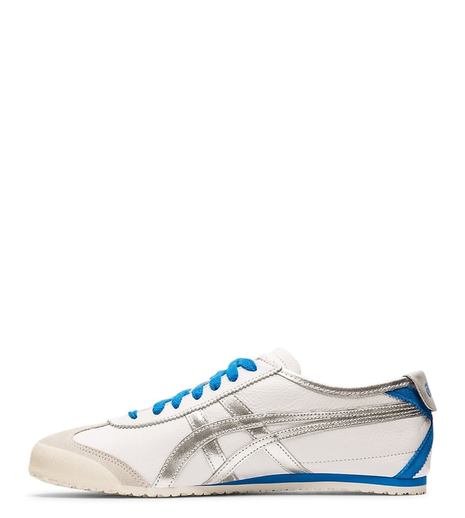 Buy Onitsuka Tiger White & Pure Silver MEXICO 66 Unisex Sneakers Online ...