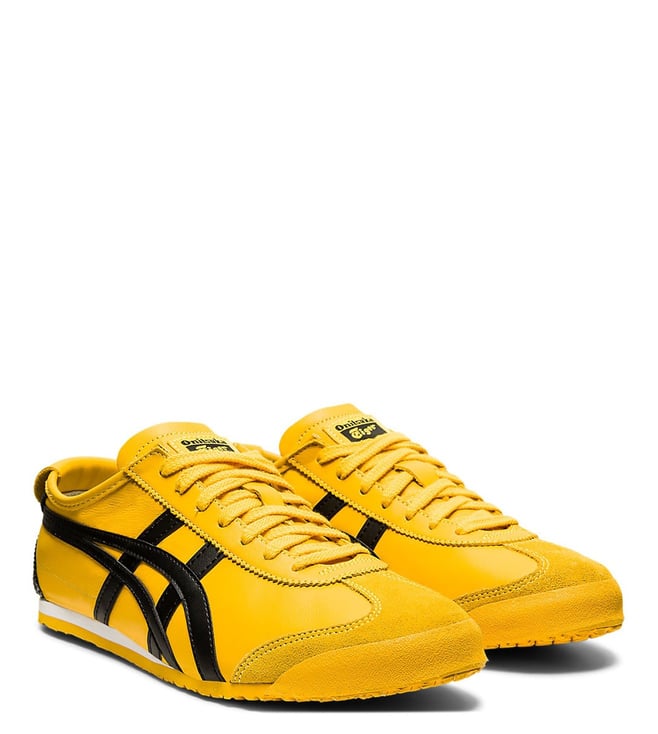 black and yellow onitsuka tigers