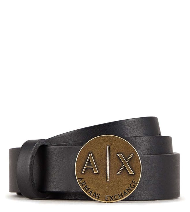 Buy Armani Exchange Nero Leather Waist Belt for Women Online @ Tata CLiQ  Luxury