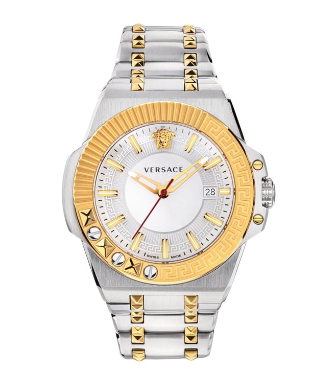 Buy Versace VEBV00419 V-Race 46MM RONDA Chronograph Watch for Men Online @  Tata CLiQ Luxury