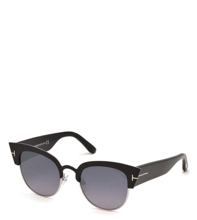 Buy Tom Ford Grey FT0607 Round Sunglasses for Women Online Tata CLiQ Luxury