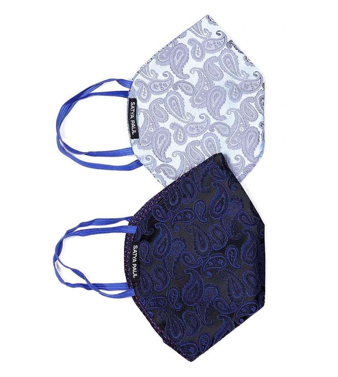 Buy Satya Paul Reversible Unisex Face Mask Set Online @ Tata CLiQ Luxury