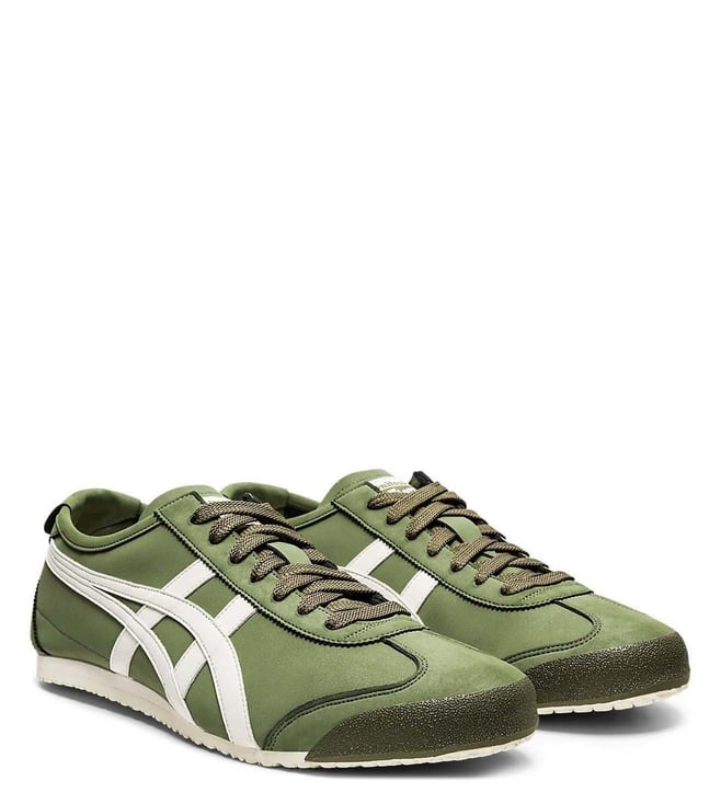 Buy Onitsuka Tiger Mantle Green & Cream MEXICO 66 Unisex Sneakers for Men  Online @ Tata CLiQ Luxury