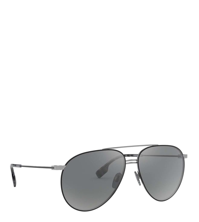 burberry black aviator sunglasses