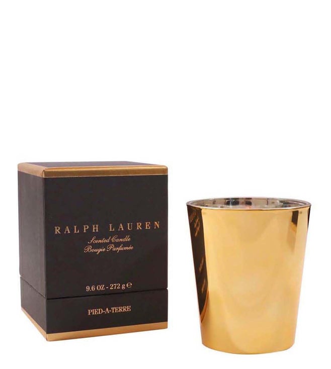Buy Ralph Lauren Gold Glass Pied Terre-RL Classic Candle Online