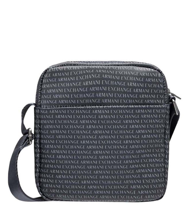 Buy Armani Exchange Nero Large Logo Messenger Bag for Men Online @ Tata  CLiQ Luxury