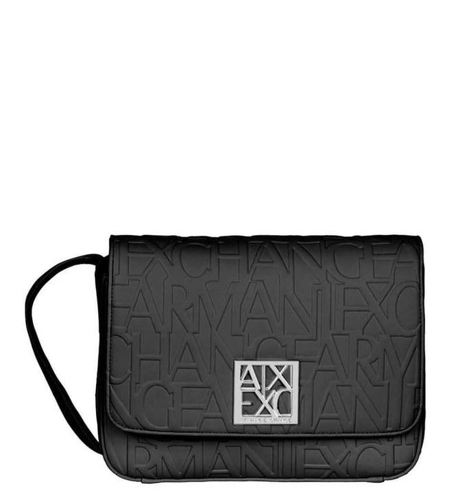 Buy Armani Exchange Nero Large Logo Cross Body Bag for Women Online @ Tata  CLiQ Luxury