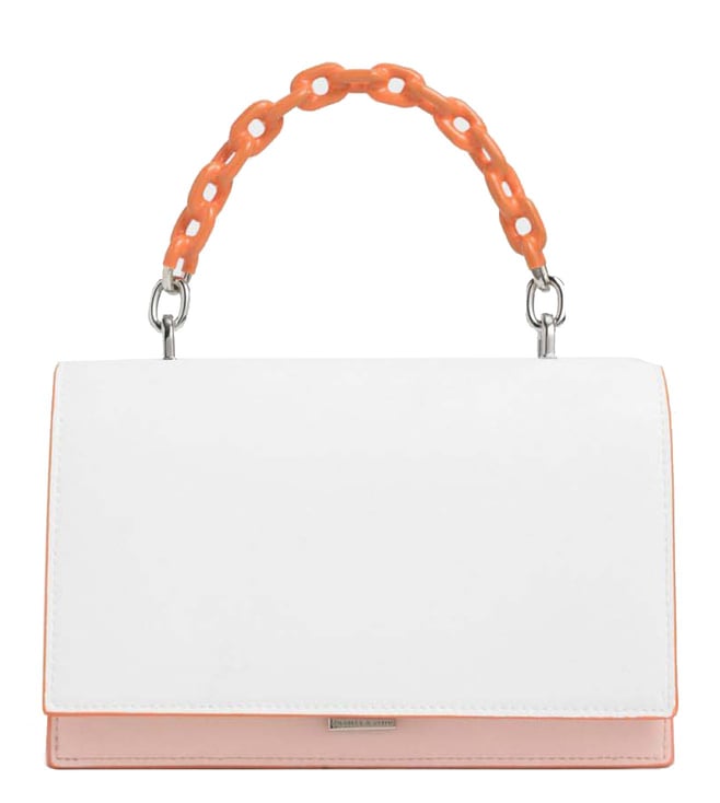 charles and keith light pink bag