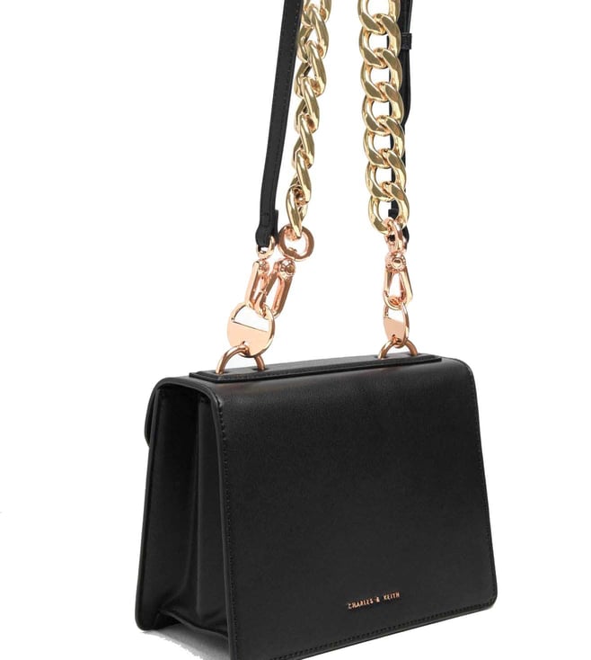 Buy CHARLES & KEITH Black Medium Shoulder Bag for Women Online Tata