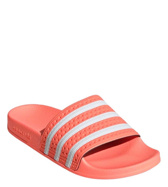 Buy Adidas Originals Semi Flash Orange Adilette W Slide Sandals