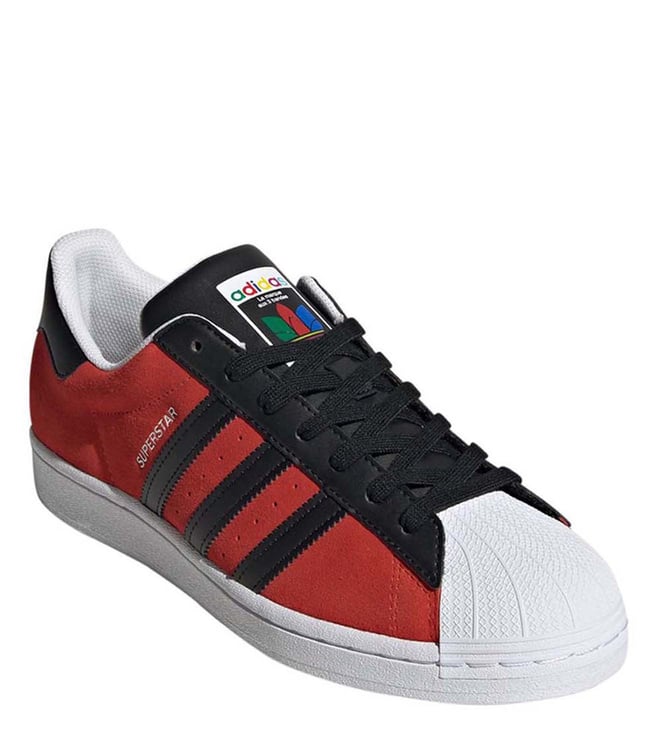 adidas originals superstar - mens red