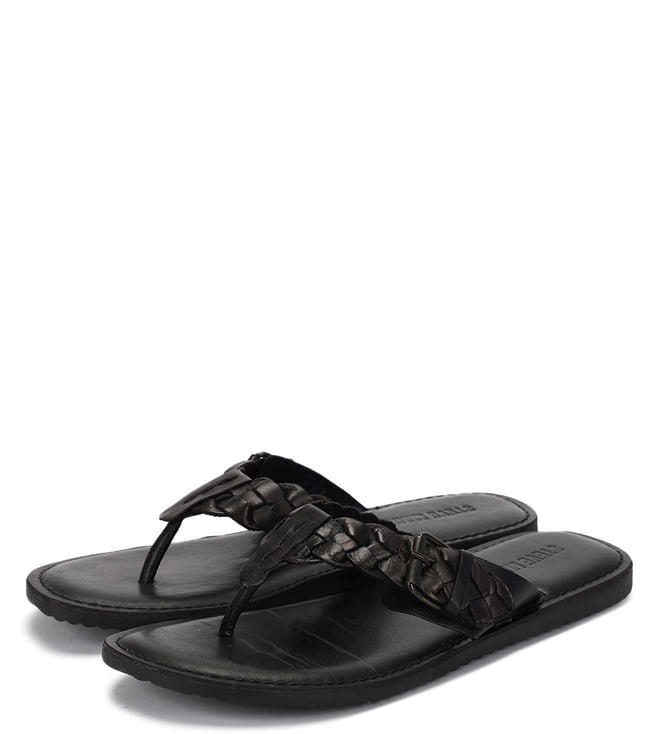 steve madden black flip flops