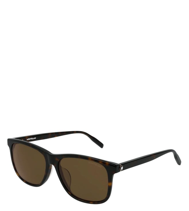 Buy Montblanc Brown Square Sunglasses for Men Online Tata CLiQ Luxury