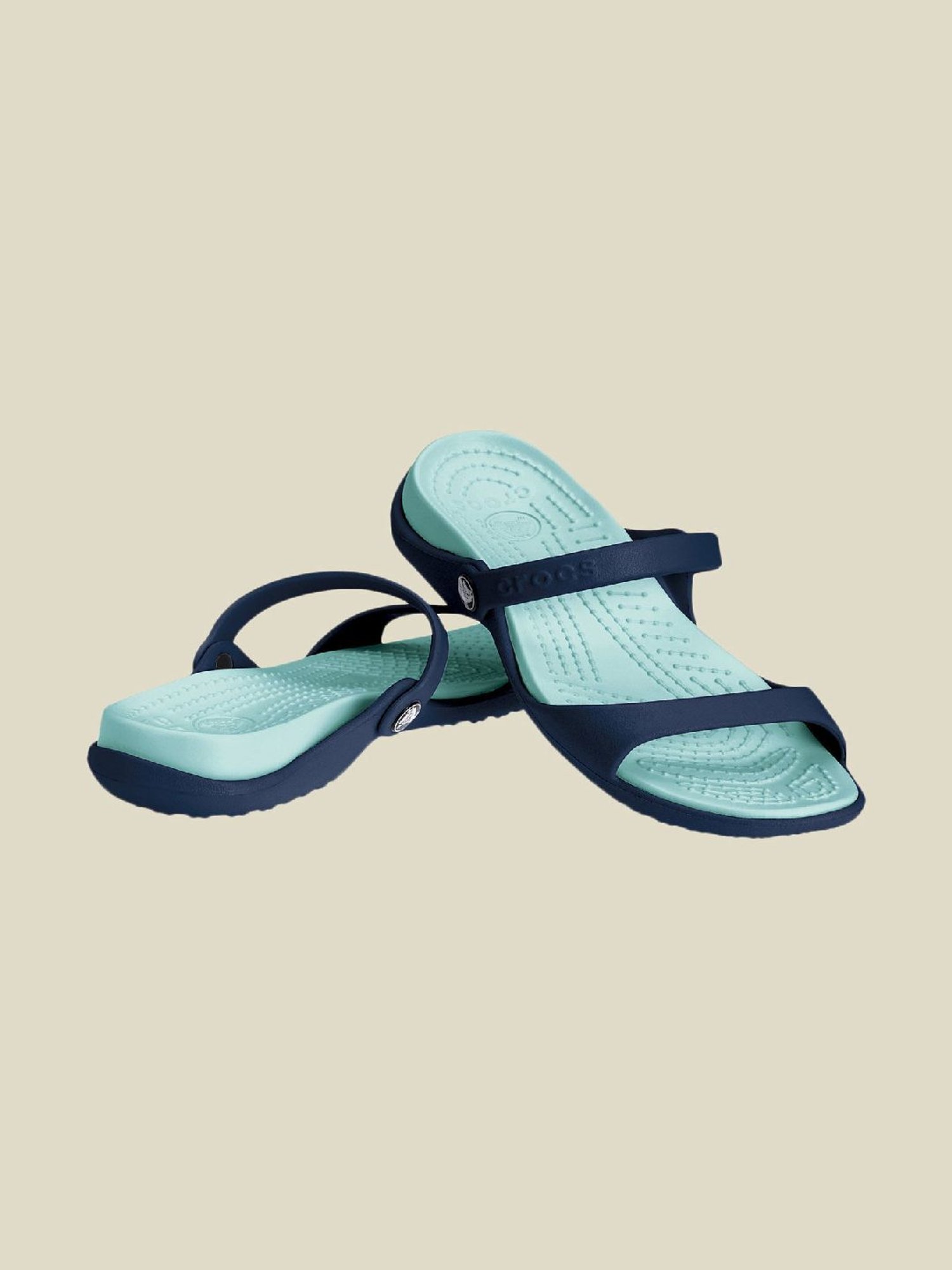 Buy Crocs Cleo Blue Womens Sandal - W7 at Amazon.in