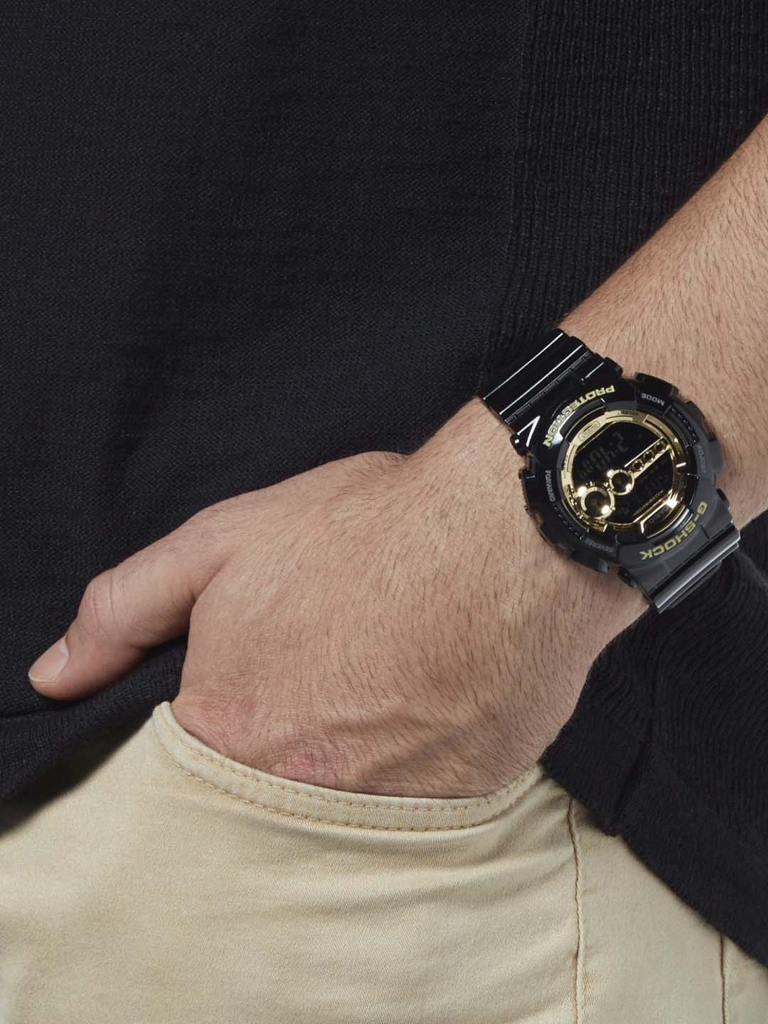 Buy Casio G-Shock GD-100GB-1DR (G340) Special Edition Men's Watch at Best  Price @ Tata CLiQ