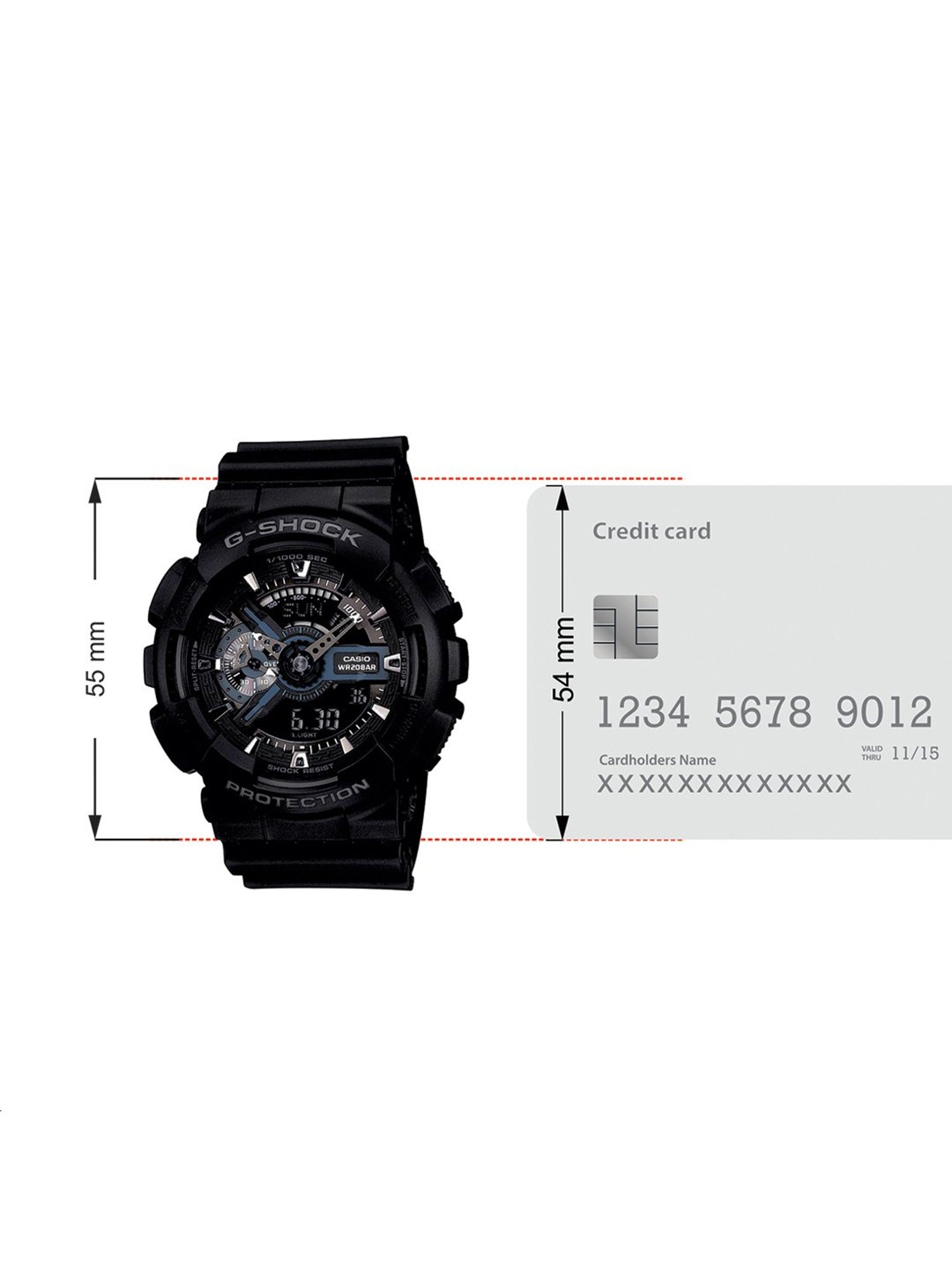 Buy Casio GA-110-1B G-Shock Analog-Digital Watch for Men at Best Price @  Tata CLiQ