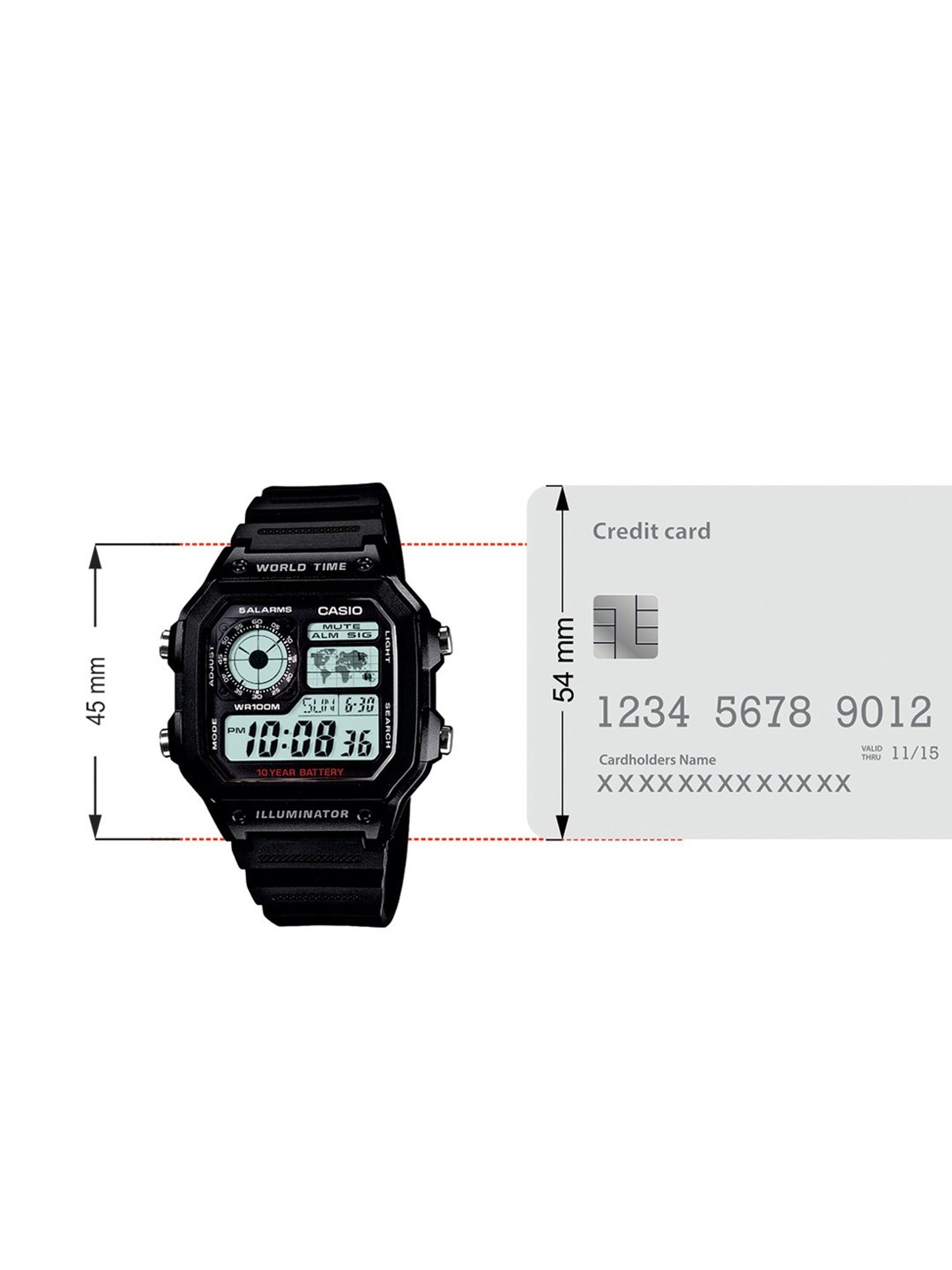 casio d097 youth series watch