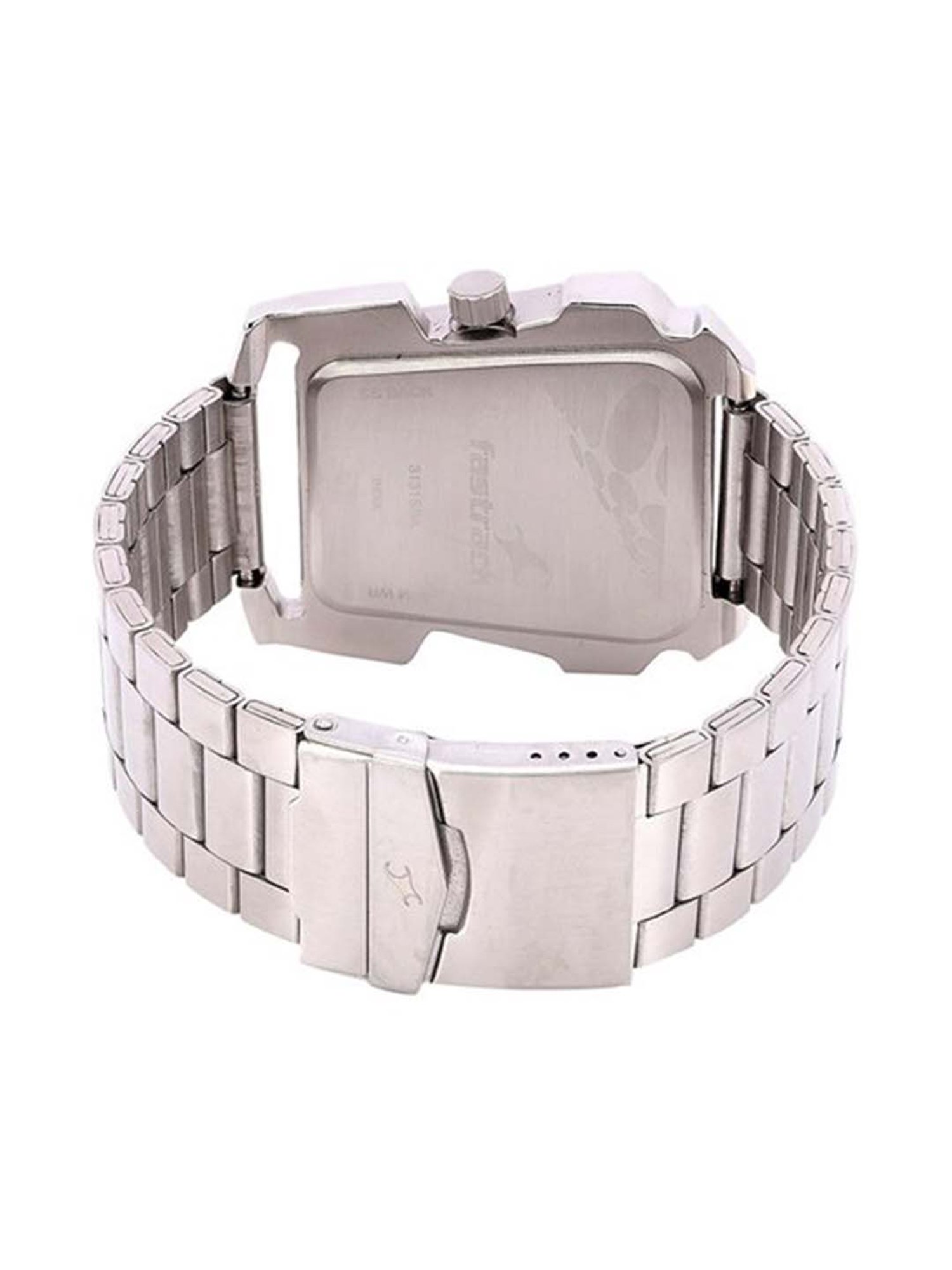 Fastrack Party Date Silver Chain Watch 1474SM01 in Bangladesh – STYLEBUD.COM