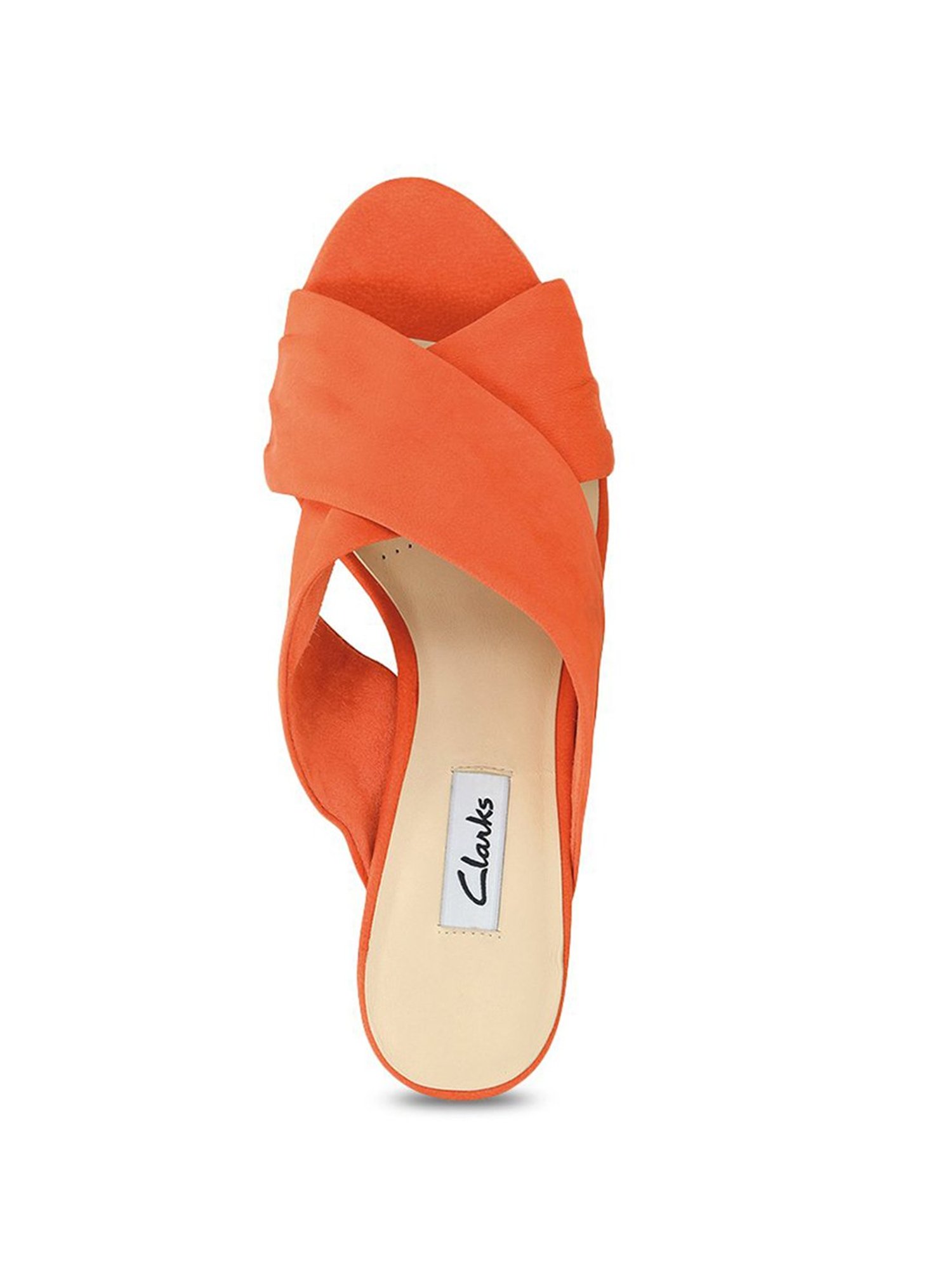 Clarks orange online sandals