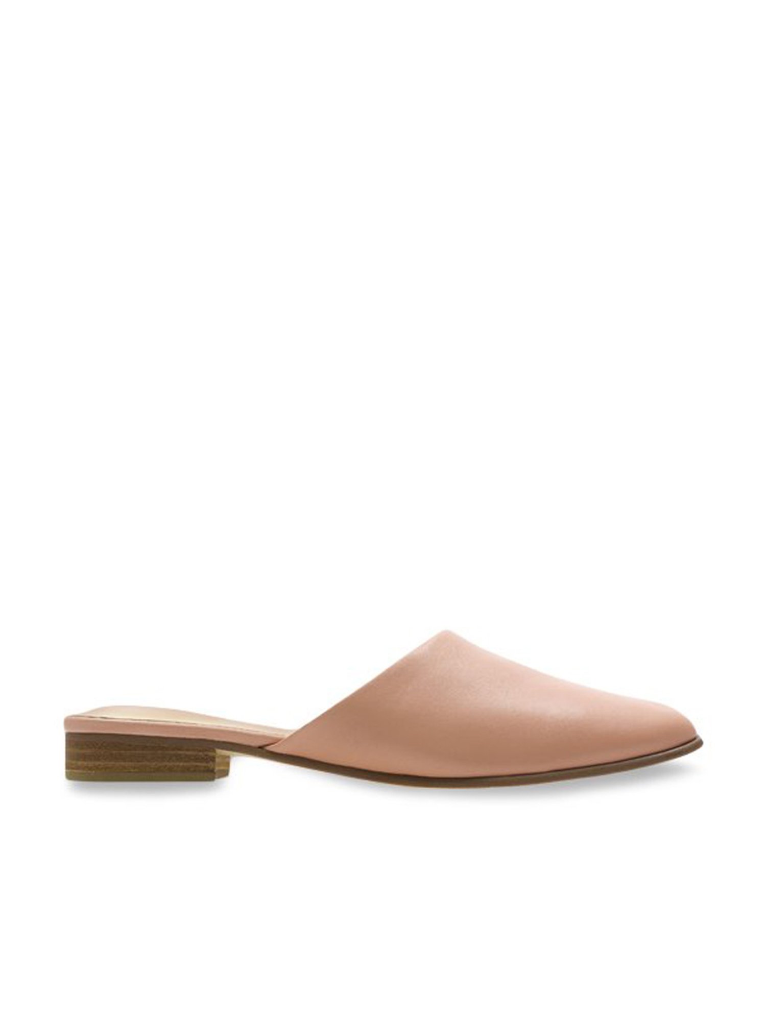 Clarks pure hot sale blush mules