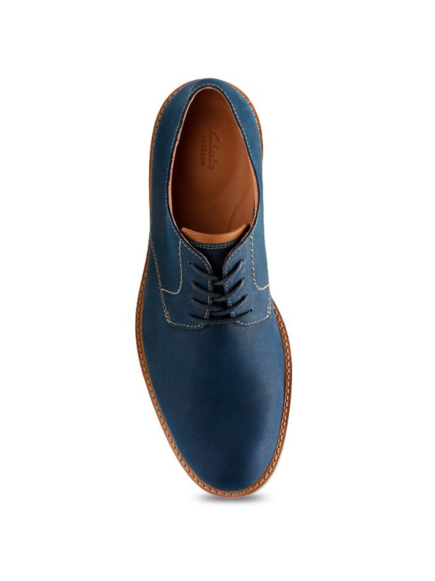 Clarks atticus store lace blue