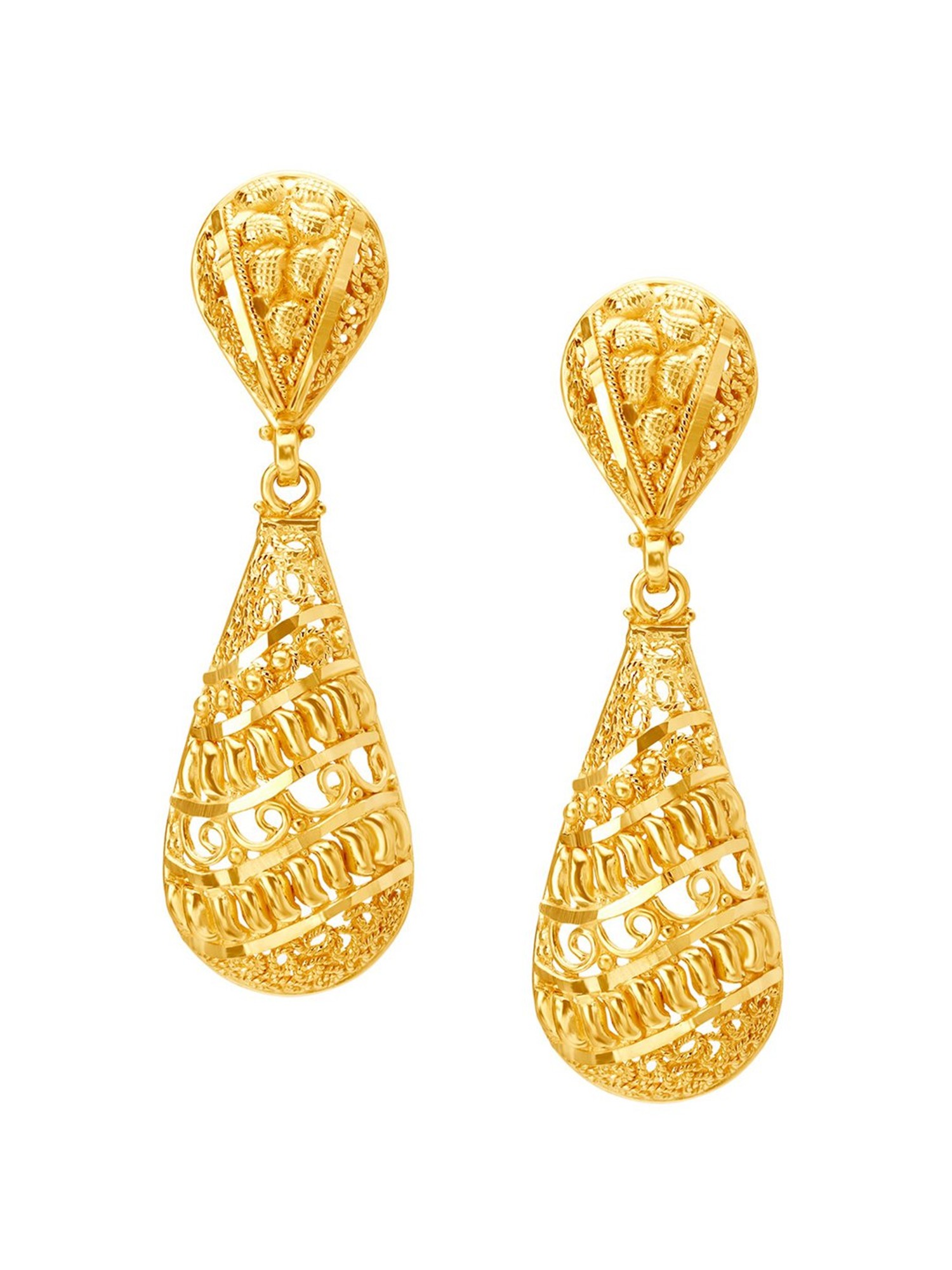 Buy Gold Earrings Online in Latest Designs at Best Prices | Buy 22KT Gold  Earrings at Tanishq | Online earrings, Earrings, Gold earrings designs