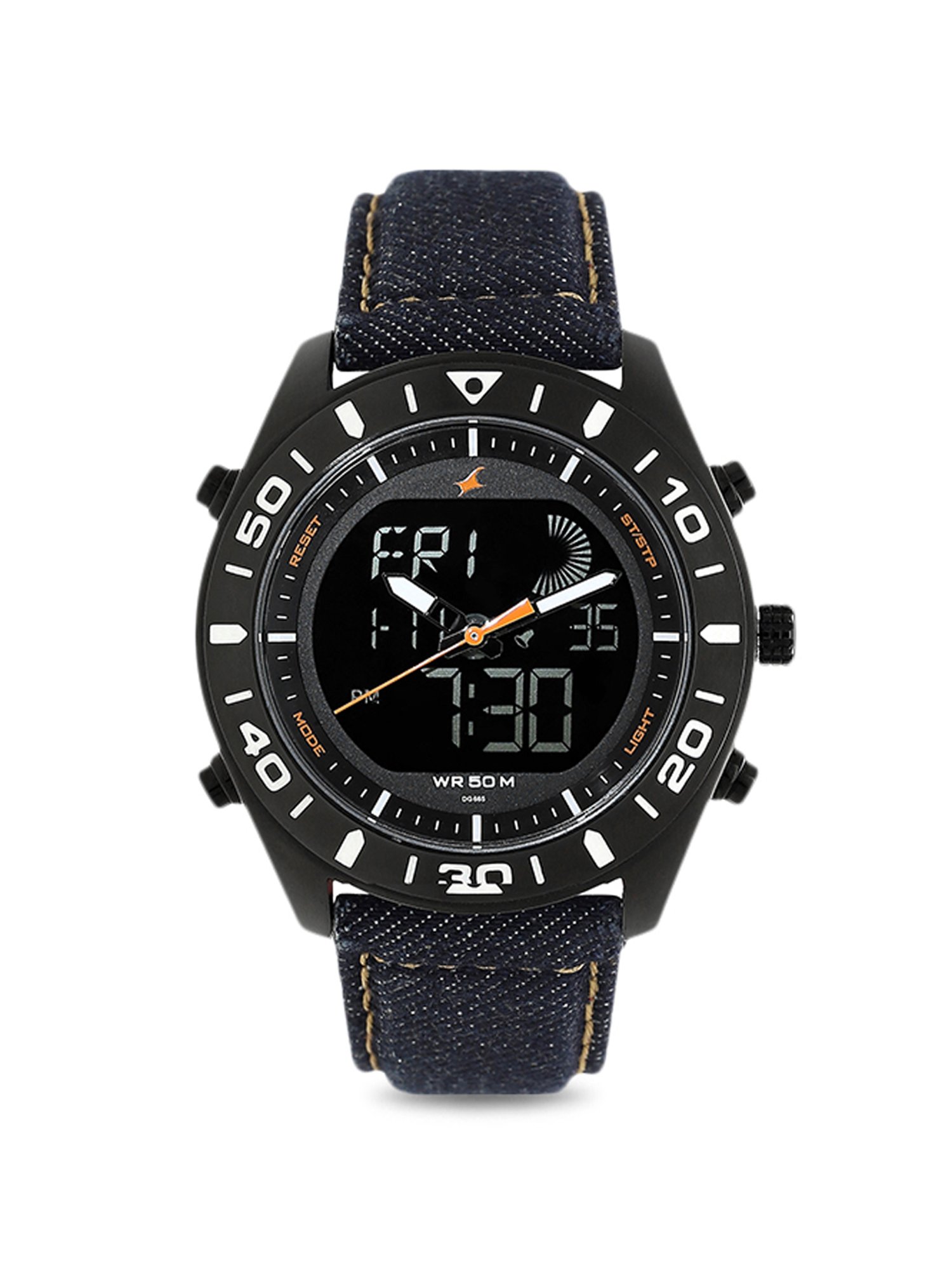 Fastrack 38034NL01 Denim Analog-Digital Watch for Men-Fastrack-Watches ...