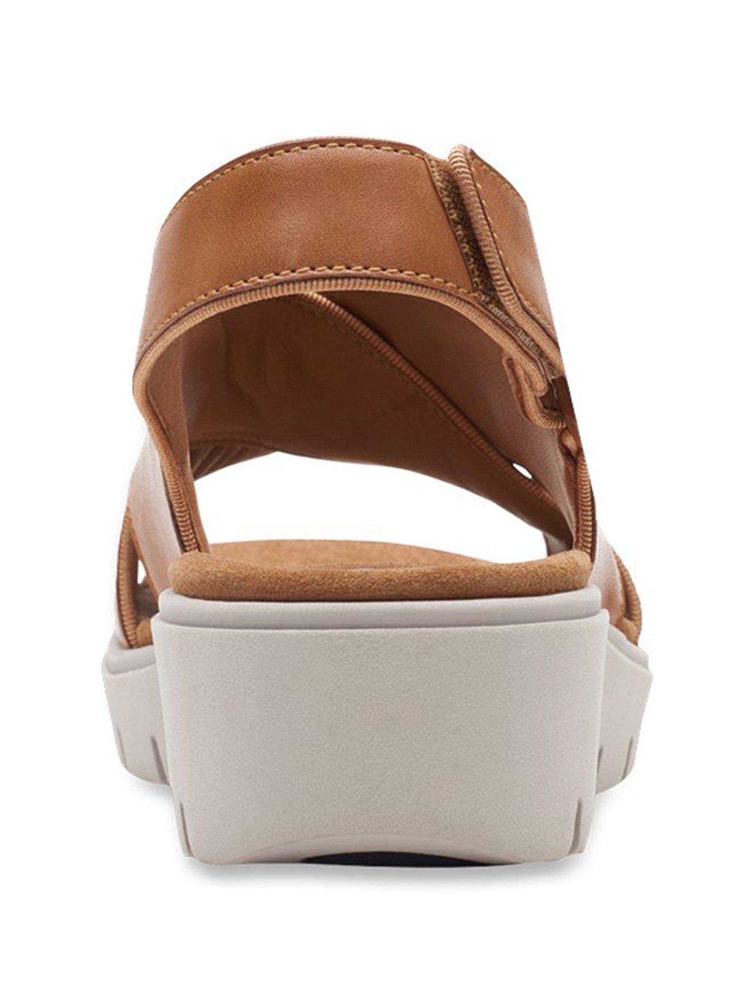 Buy Clarks Un Karely Sun Tan Back Strap Wedges for Women at