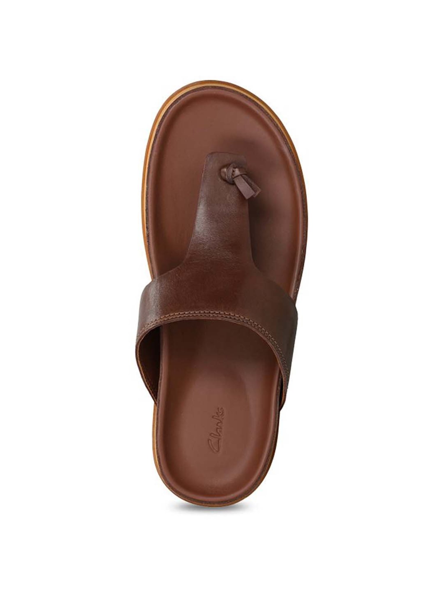 Clarks -CLAELATEPJL- Ladies Comfortable Coated Leather Thong Sandals - Just  Leathers St Lucia – shopjustleathers.com