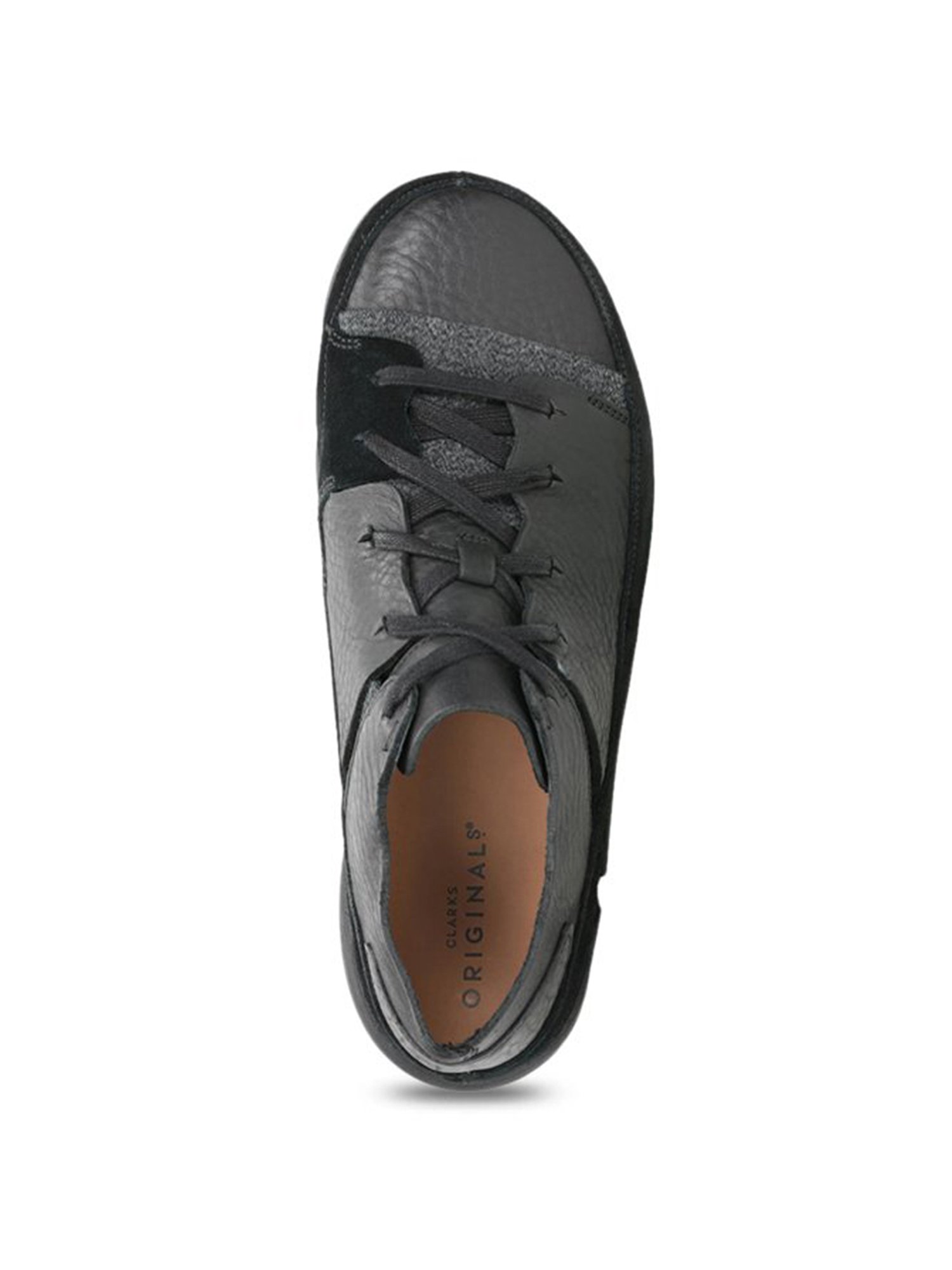 Clarks originals trigenic on sale evo black leather