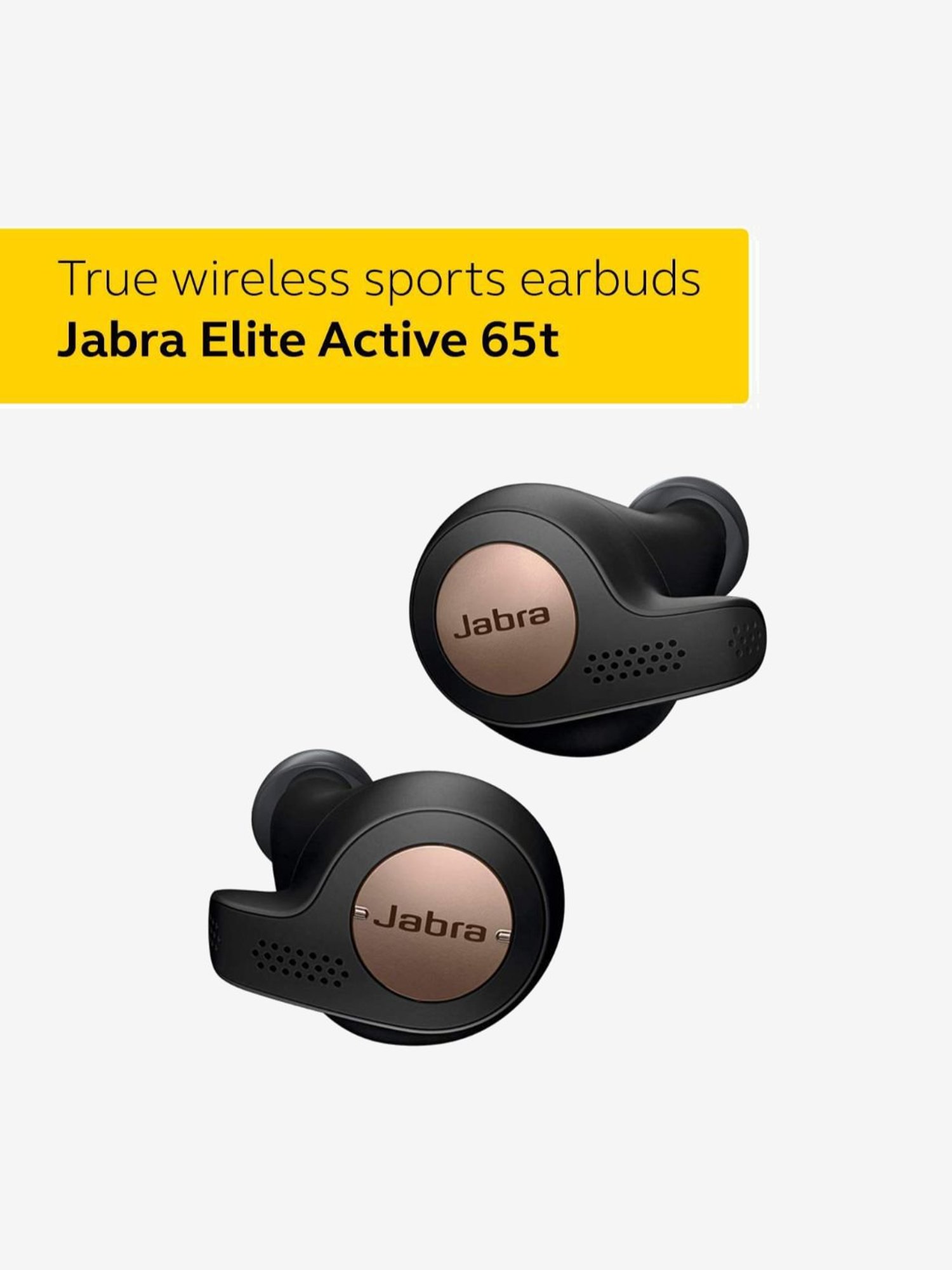 Jabra elite 65t discount bluetooth earphones titanium black