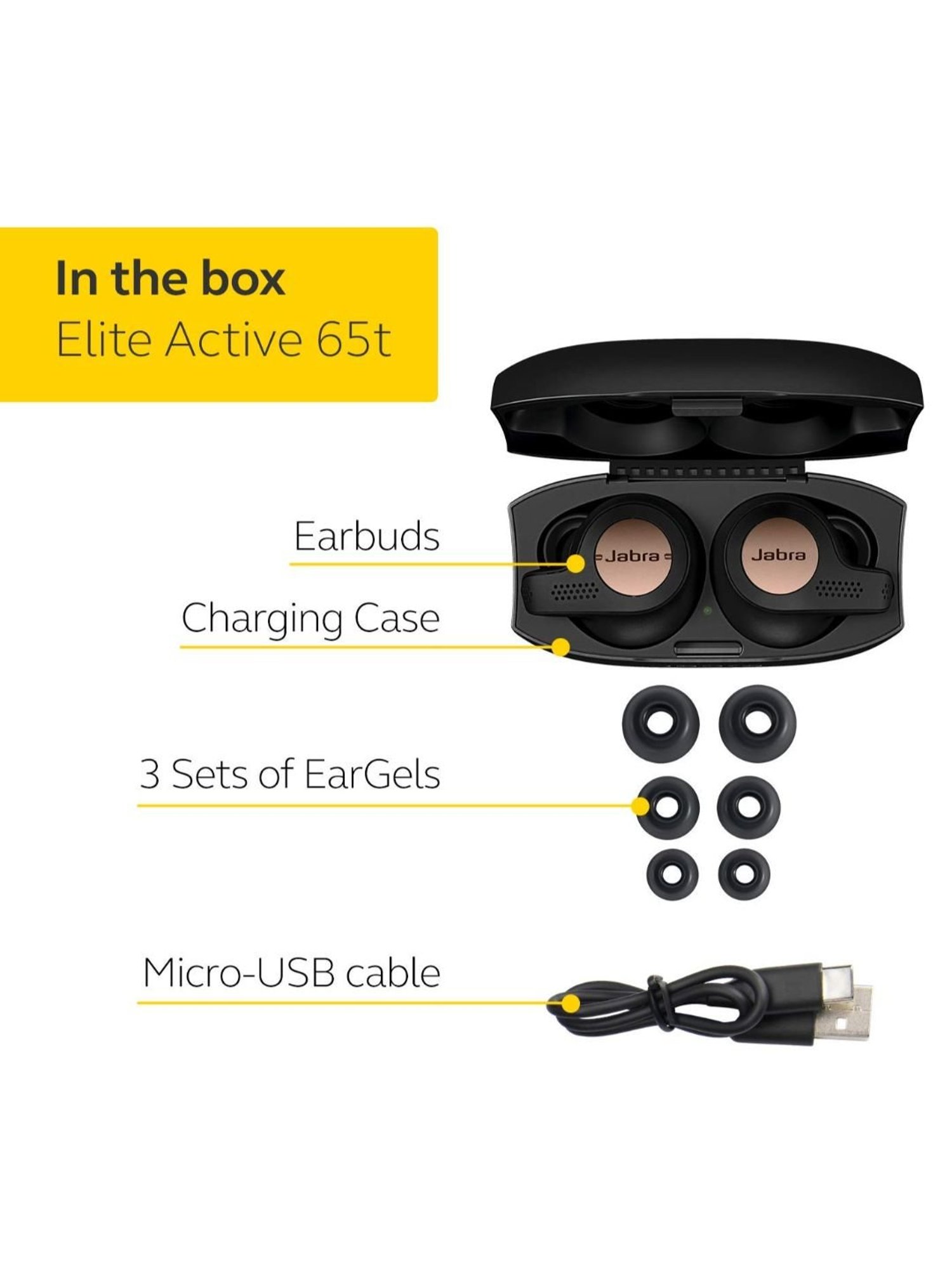 Earbuds jabra elite online active 65t