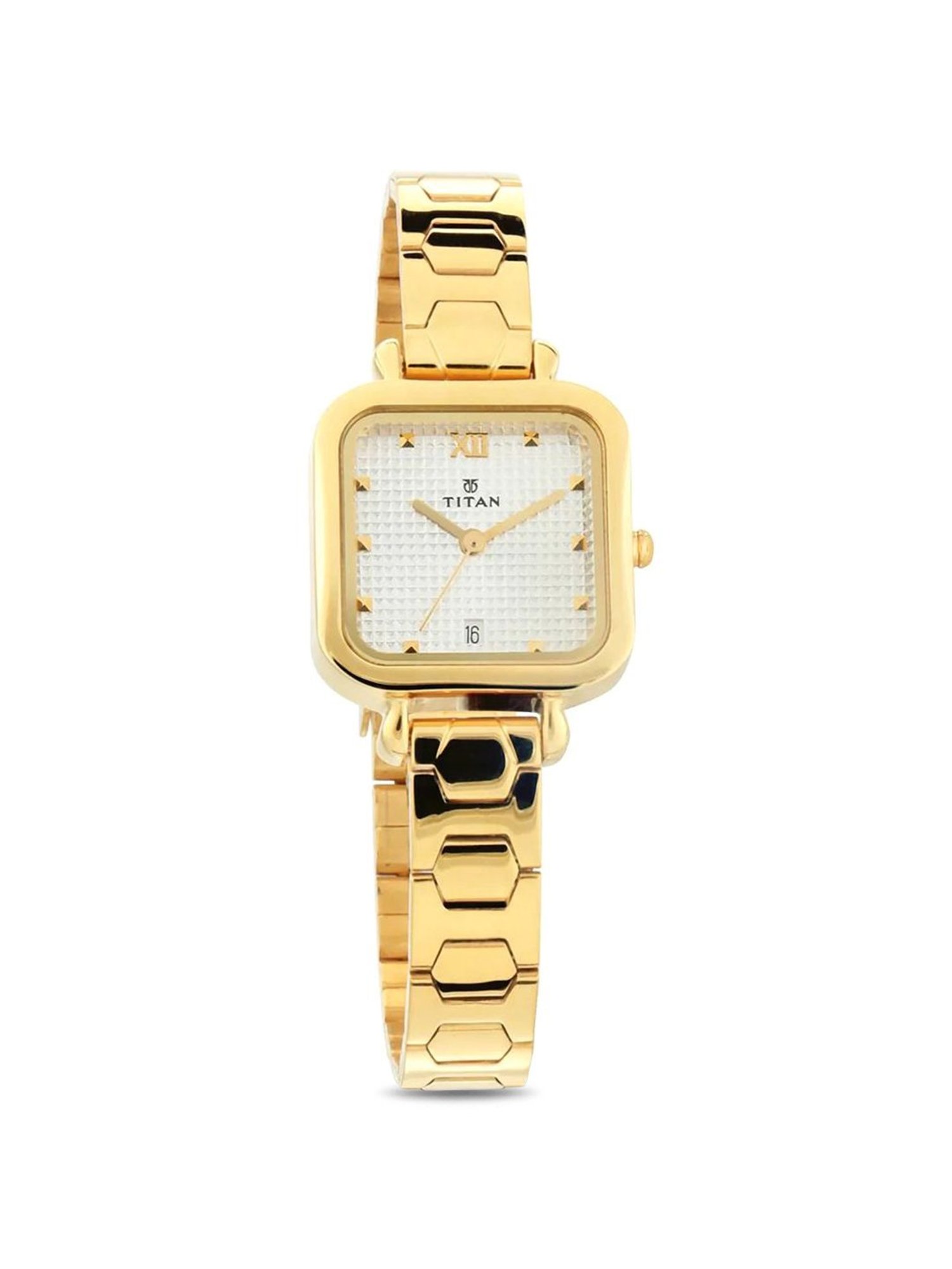 Titan square dial hot sale watches for womens