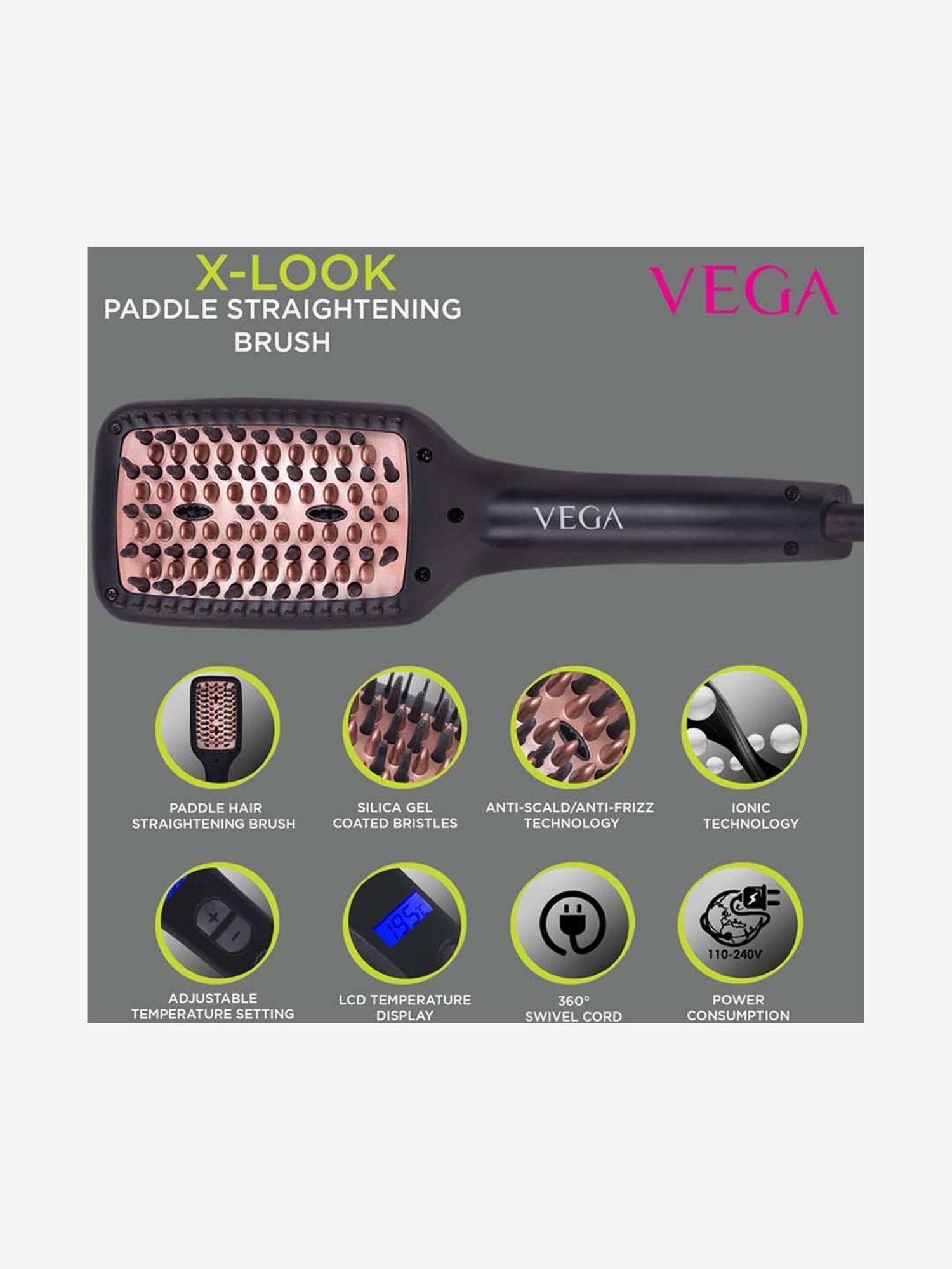 vega x look paddle straightening brush review