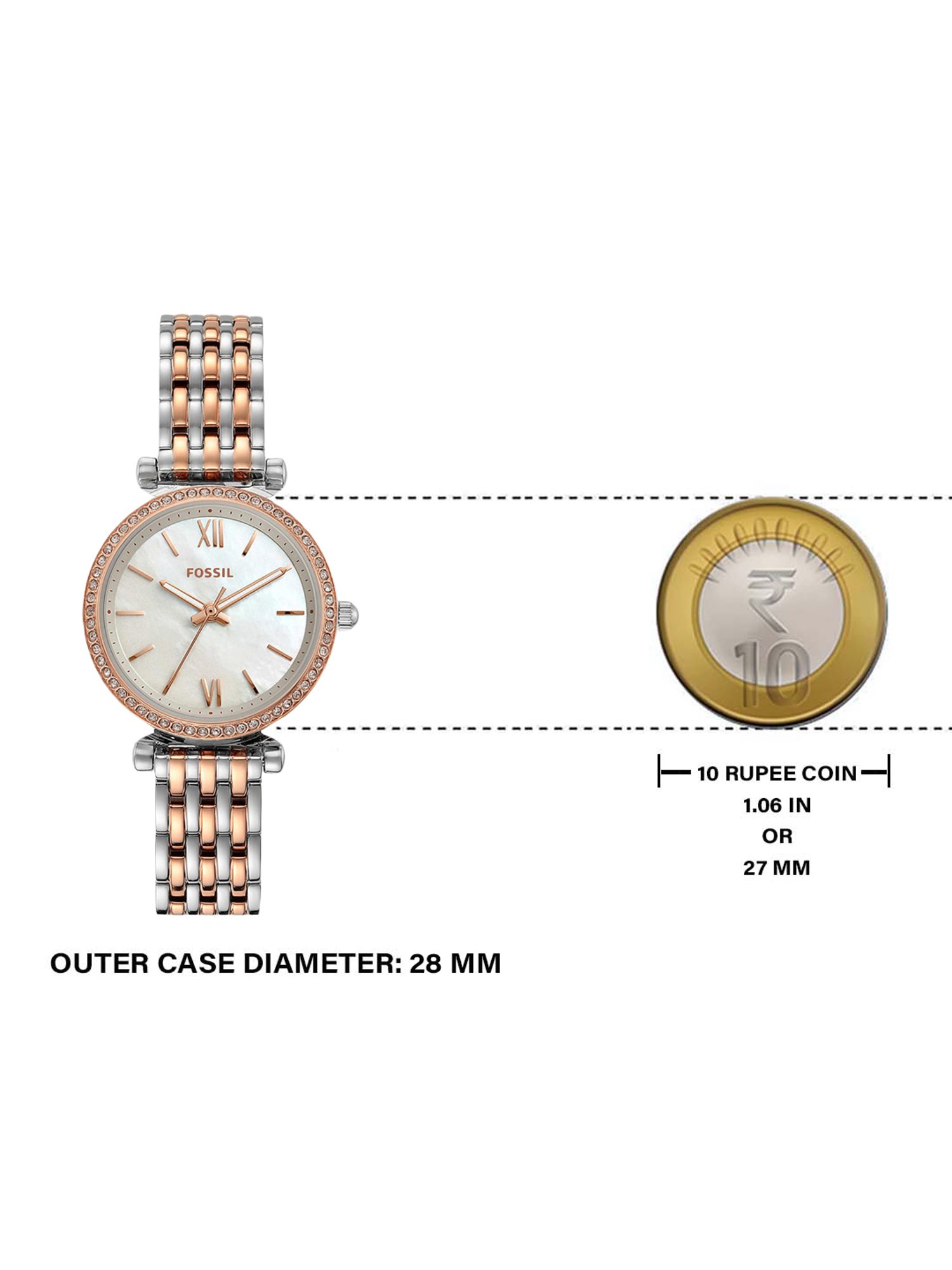 Fossil ES4649 Carlie Mini Analog watch 