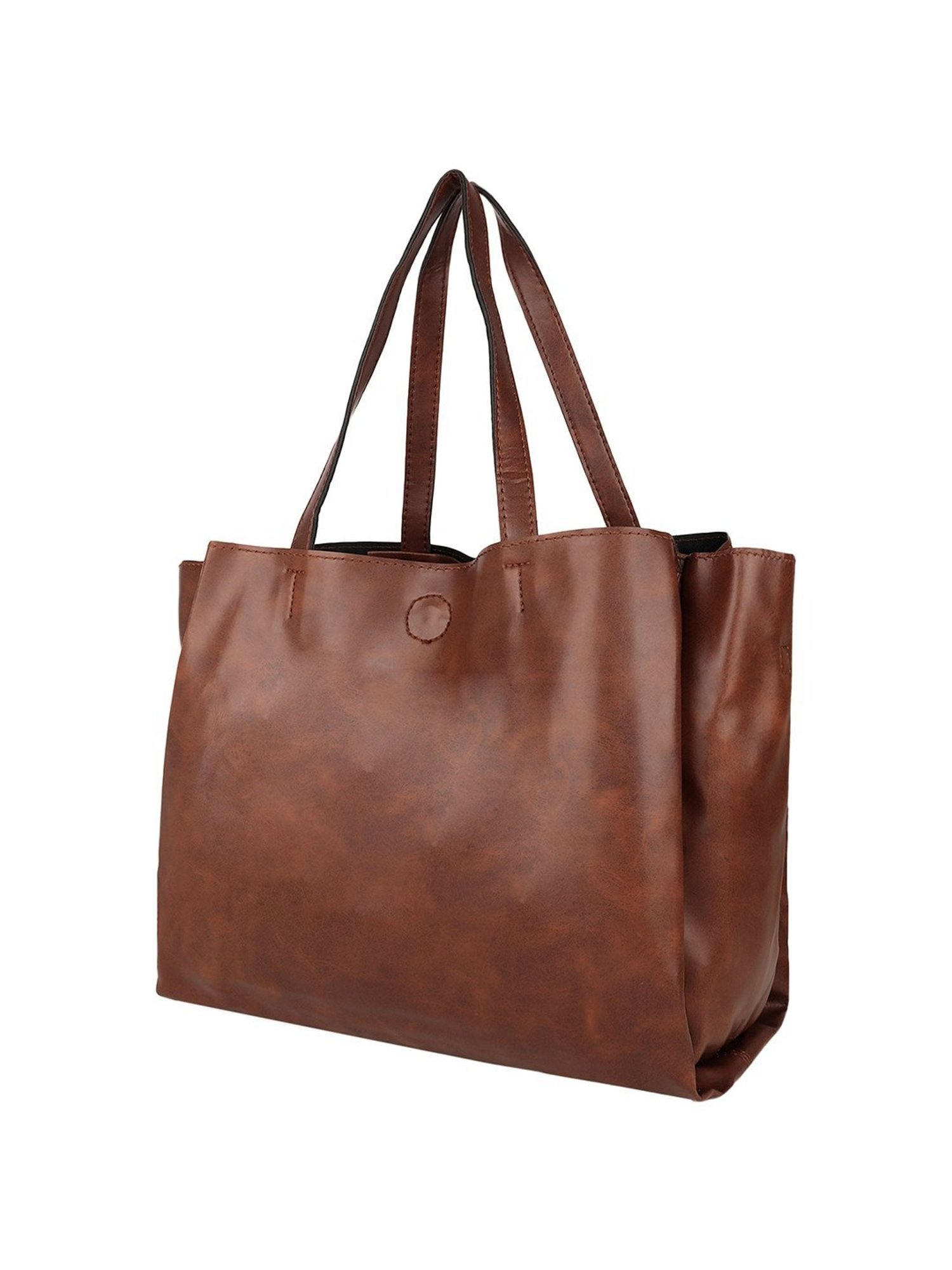 Buy Yelloe Orange Printed Large Tote Bag at Best Price @ Tata CLiQ