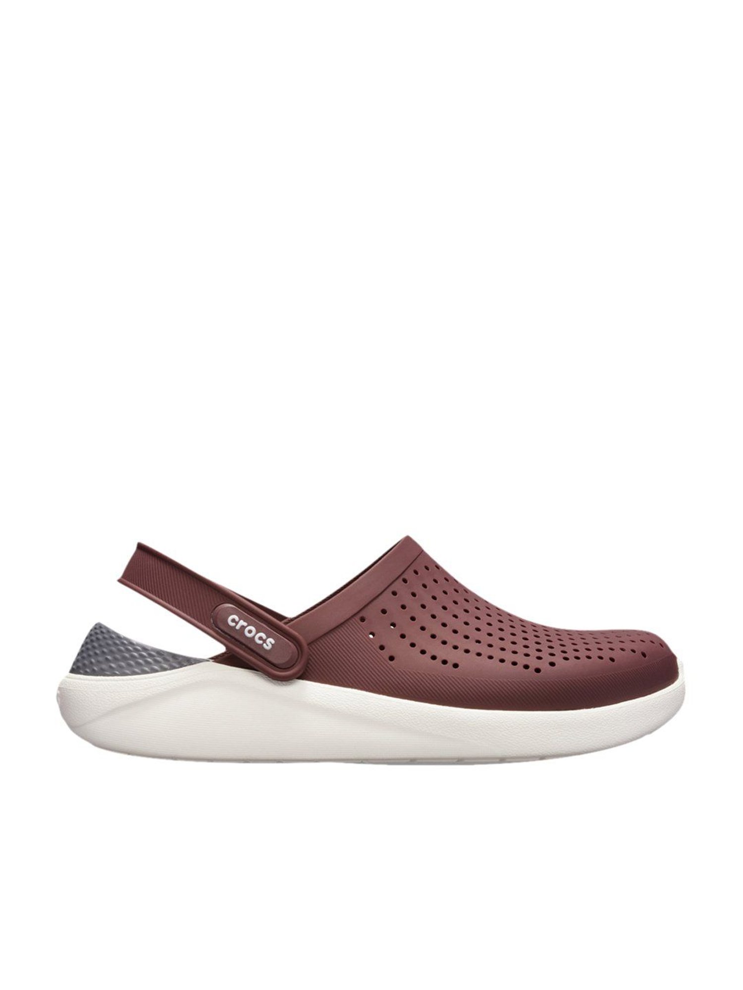 crocs literide burgundy