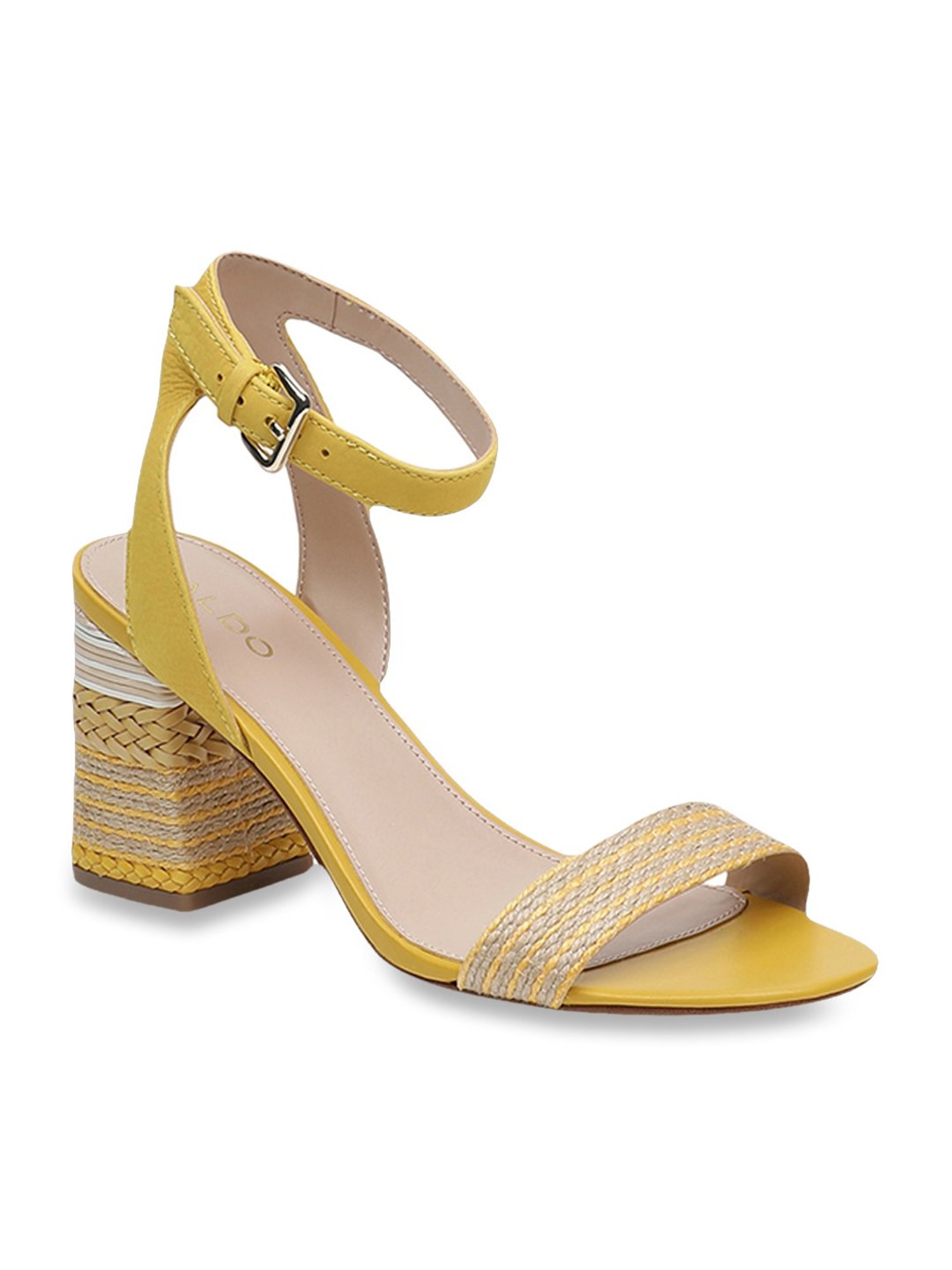 Magda Yellow Women's Flat Sandals | ALDO Shoes Bahrain