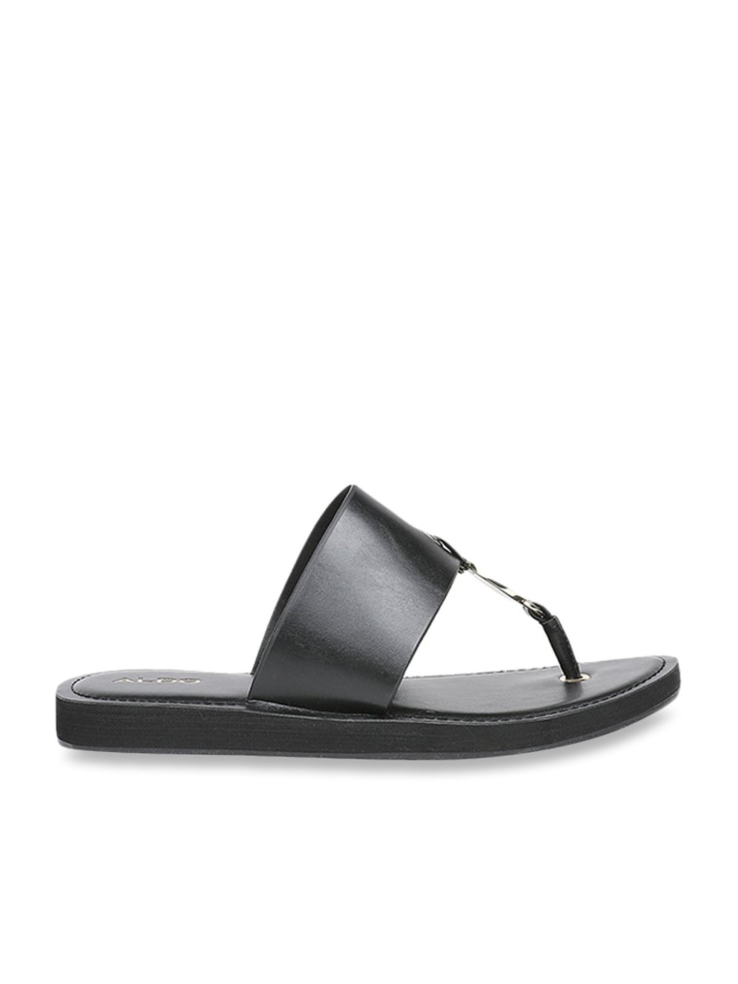 Buy Aldo Yilania Black T Strap Sandals for Women at Best Price