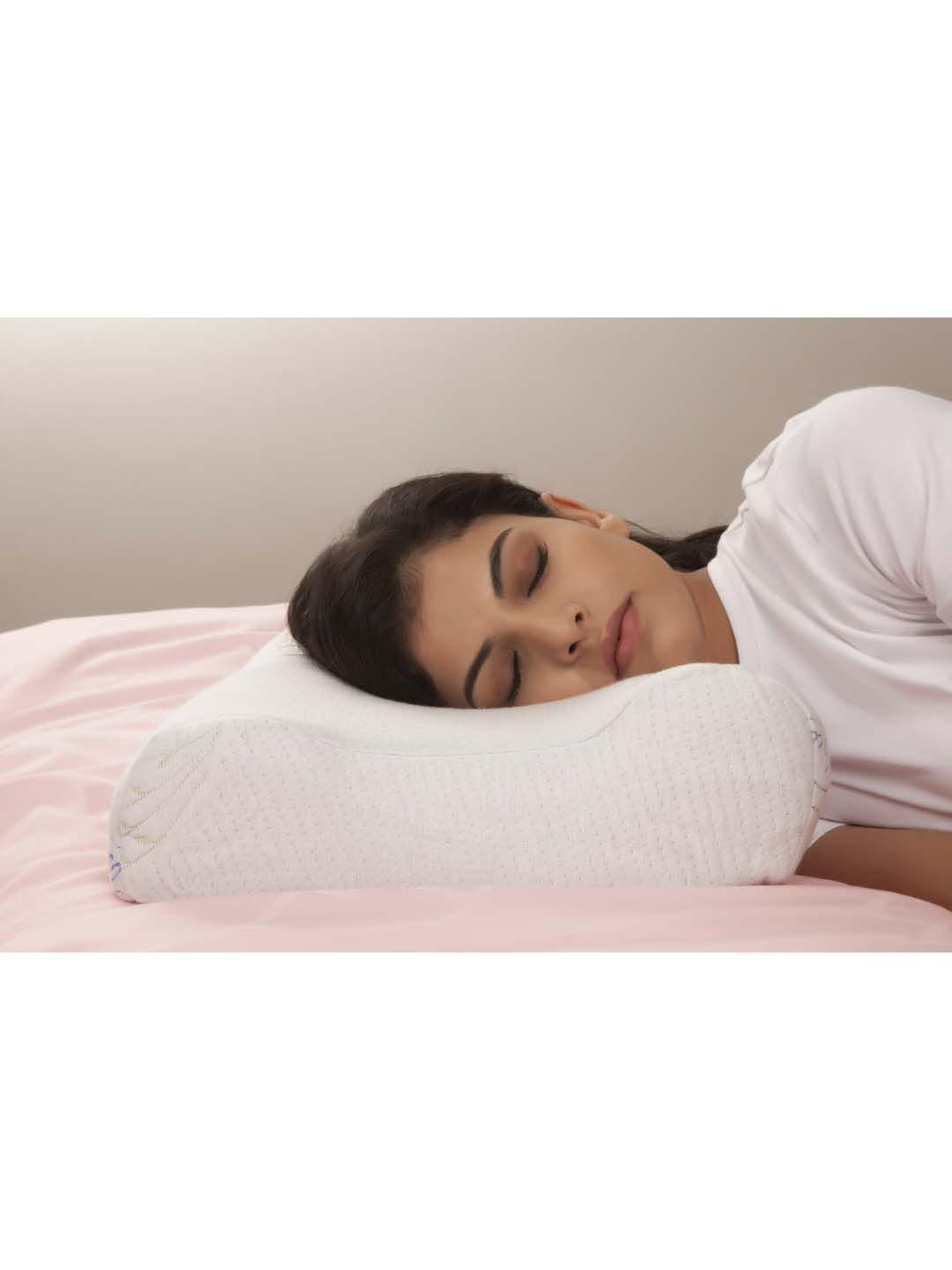 Buy The White Willow Neck Support Memory Foam Pillow at Best Price @ Tata  CLiQ