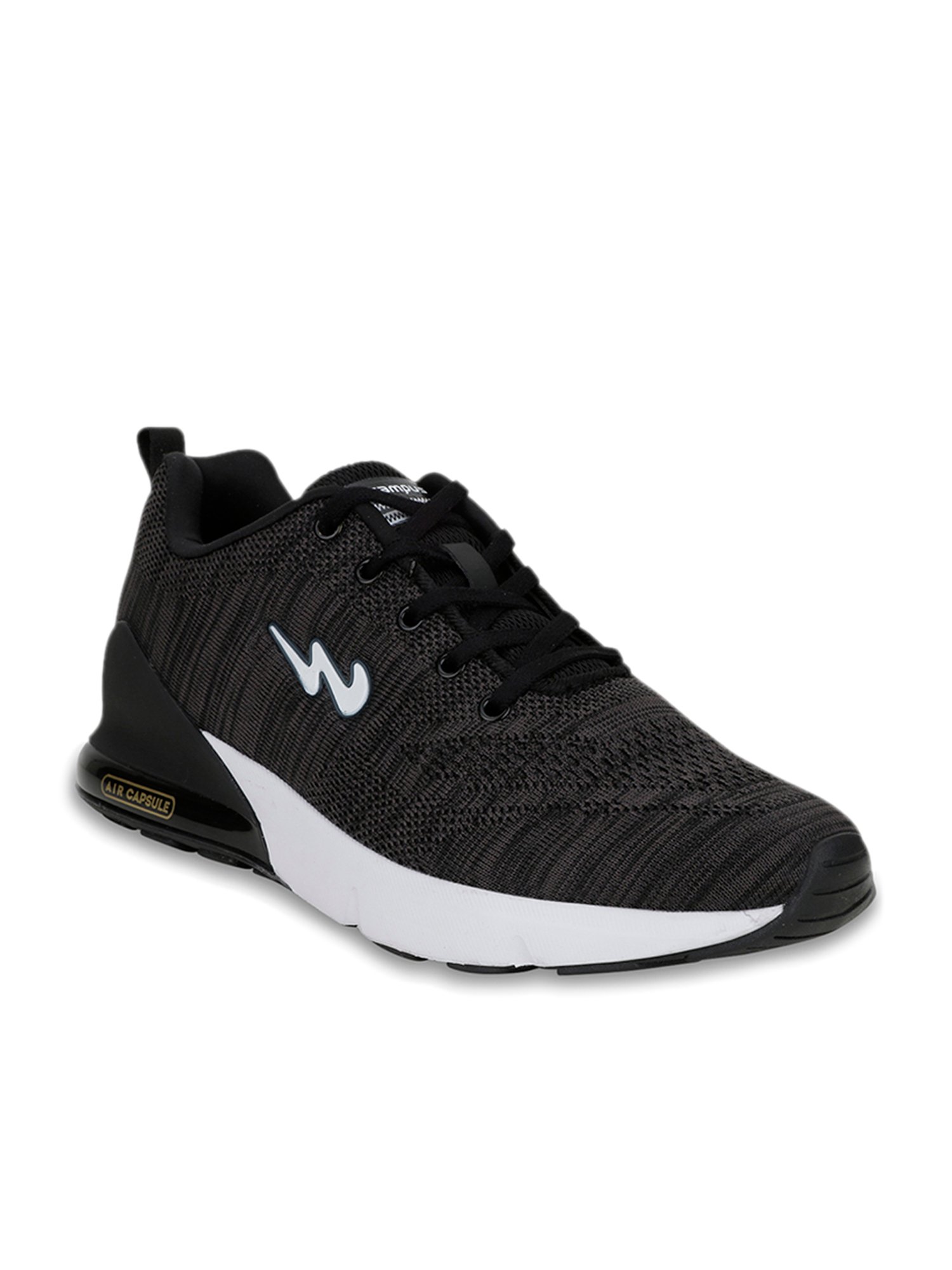 Buy Campus Remo Black Running Shoes for 