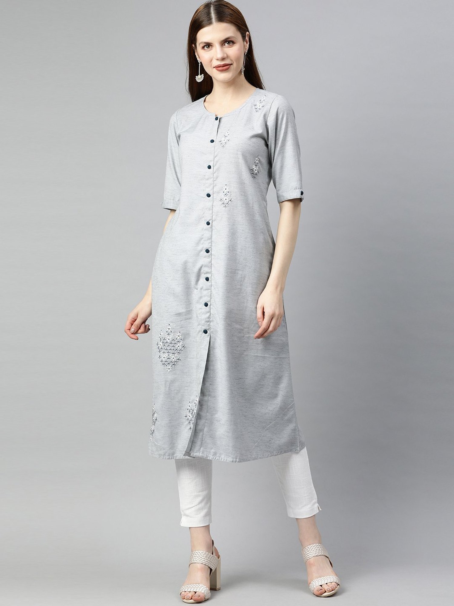 Buy Jaipur Kurti Women White Trousers Online at Best Price | Distacart