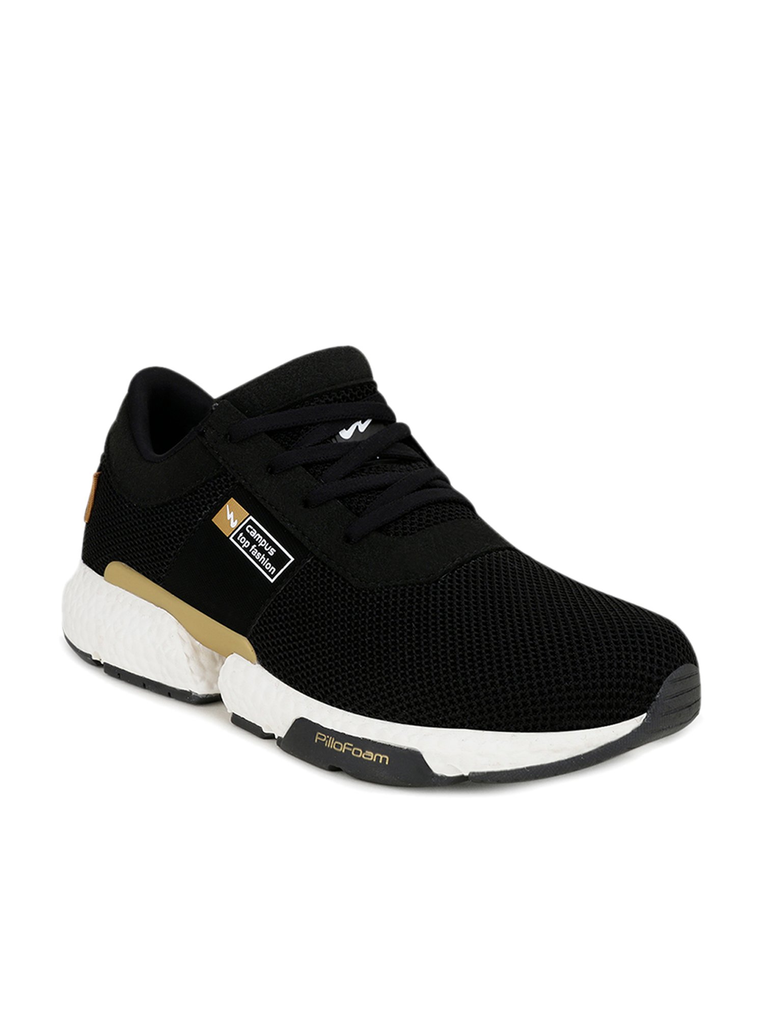 Buy Campus Brave Black Running Shoes 
